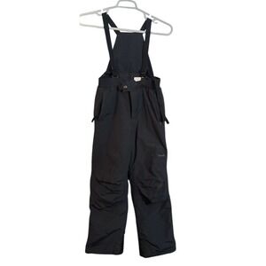 Marker Kids Black Ski Snow Bib Overalls Pants Size 160 16 Snowboard Winter